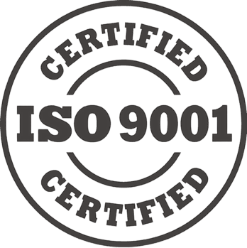 ISO 9001 certified logo