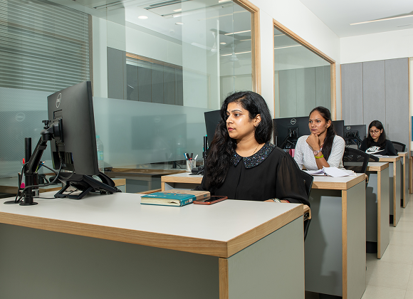 Design and merchandising team at work in the Foot On Shoes office