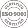 ISO 9001 certified logo